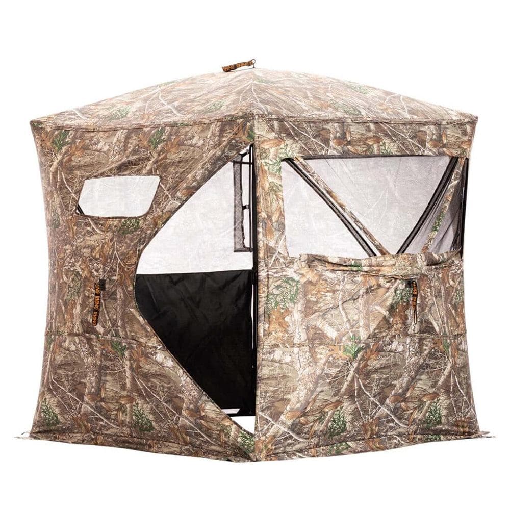 Rhino Blinds R180 Ground Blind Mossy Oak Bottomland