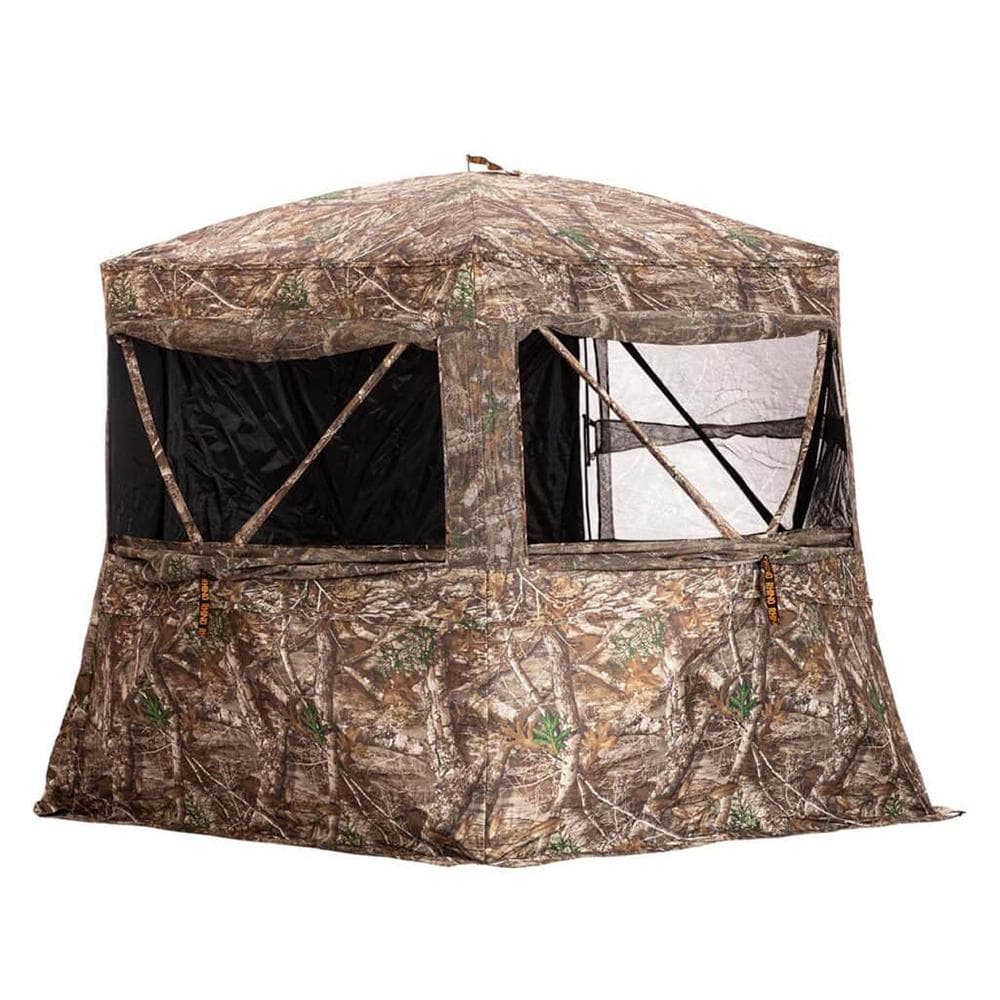 Rhino Blinds Low Hub Pro FD Ground Blind Realtree Edge