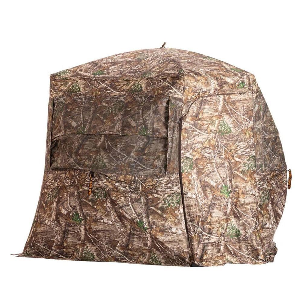 Rhino Blinds Low Hub Pro FD Ground Blind Realtree Edge