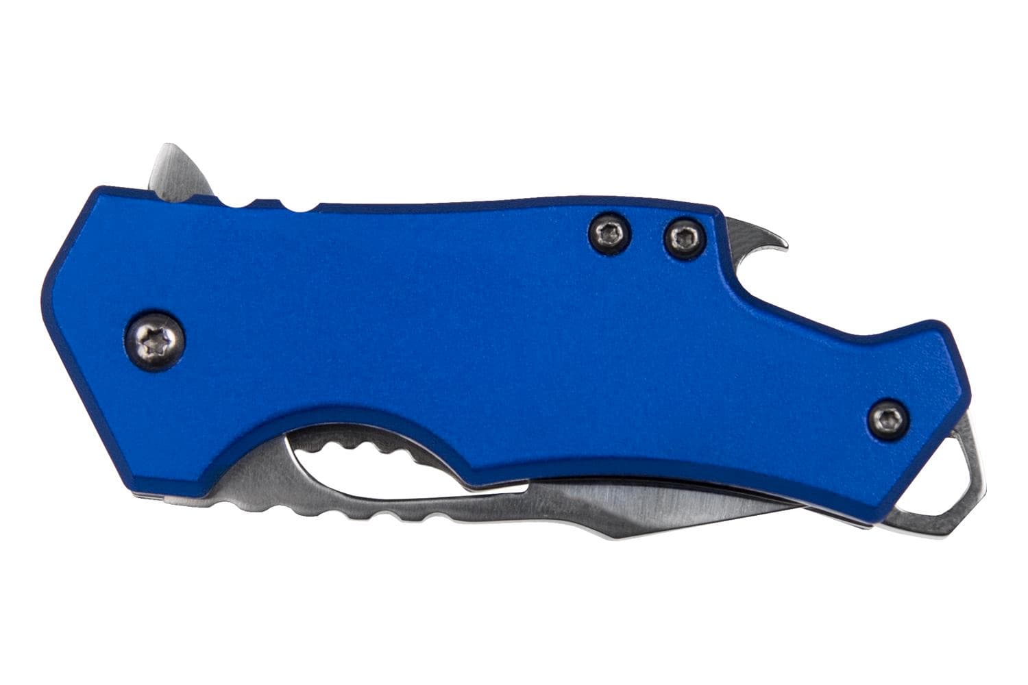 Sarge Knives Blue Fuse- Blue Pocket Knife & Bottle Opener