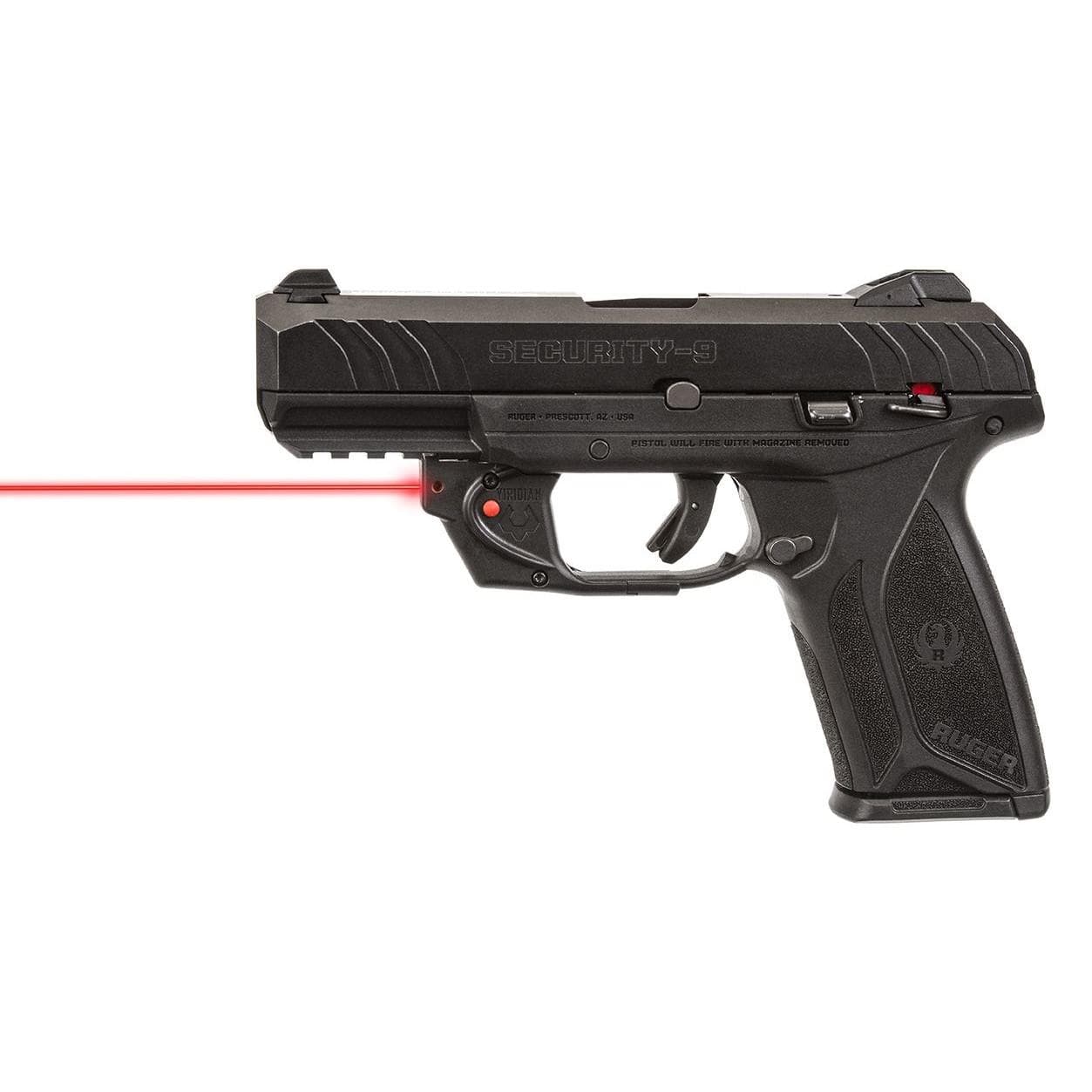 Viridian E Series Red Laser Sight for Security 9 Full Size and Compact Black