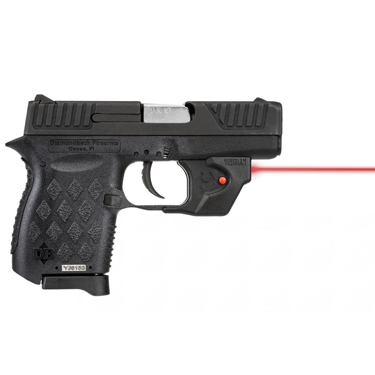Viridian E-Series Red Laser Sight for Diamondback DB380/DB9 Black