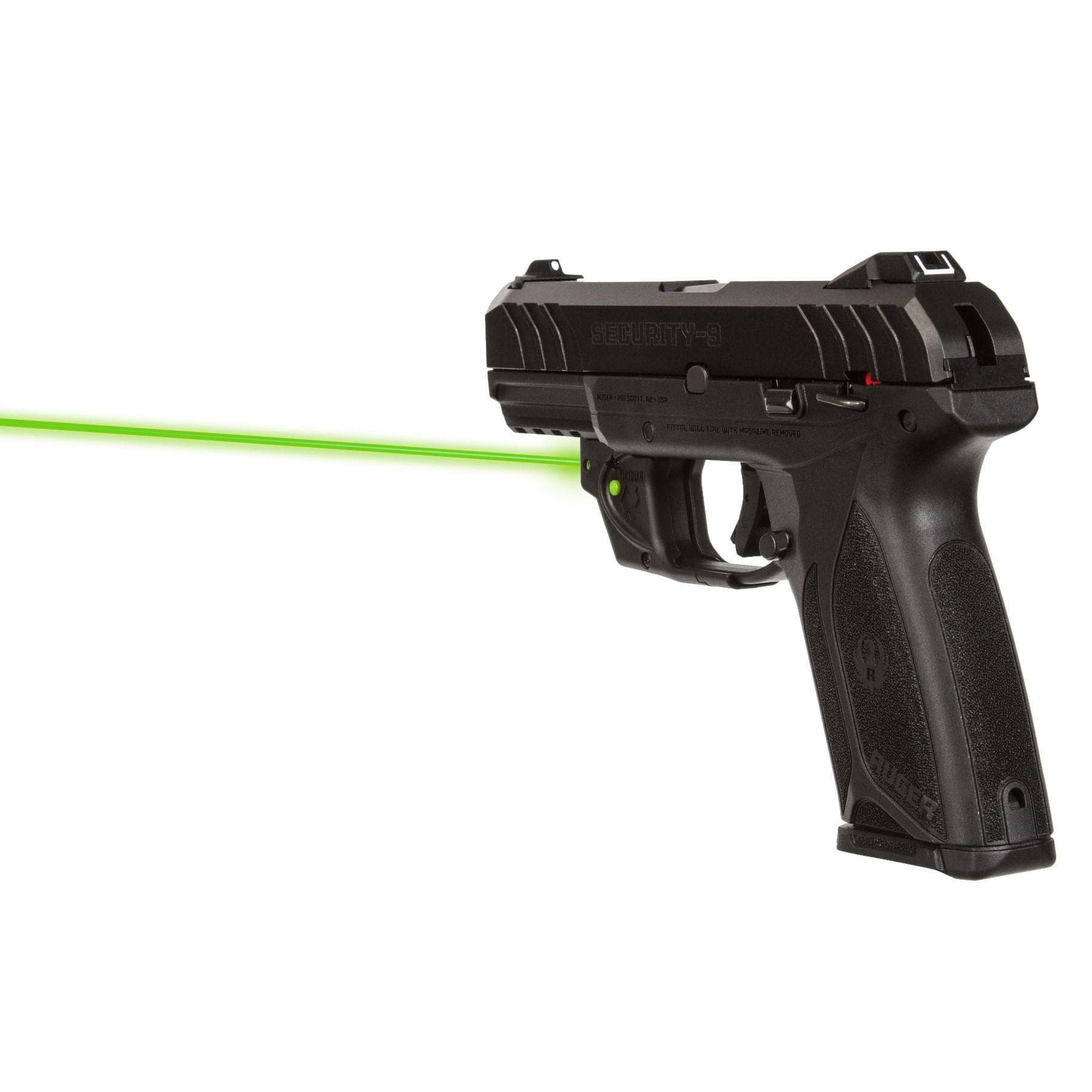 Viridian E Series Green Laser Sight for Ruger Security 9 Full Size and Compact Black