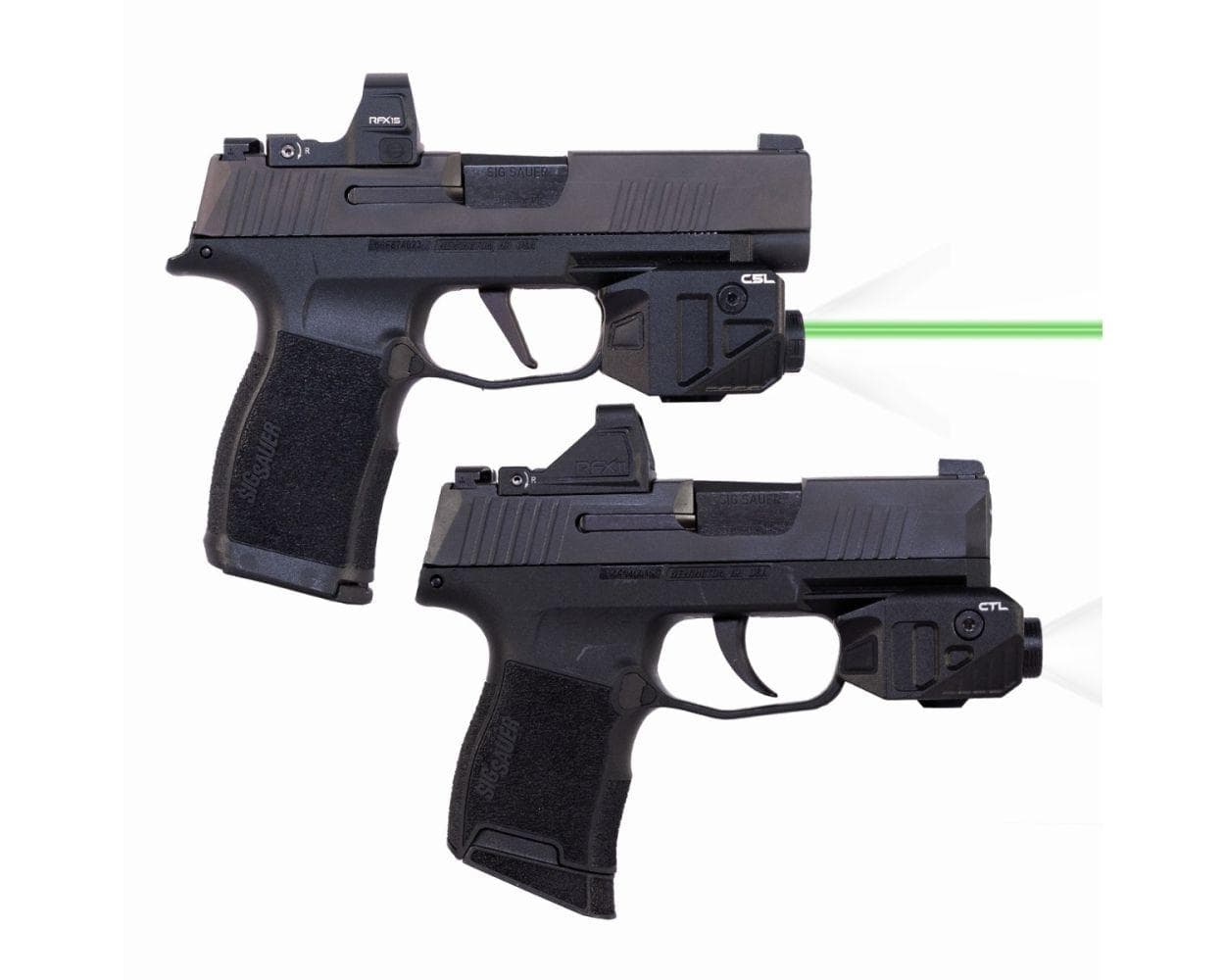 Viridian Custom C5L for Sig P365 GRN Laser and 550 Lumen Tactical Light w SAFECharge