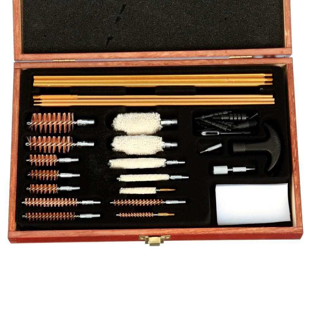 DAC Technologies Gunmaster Universal Cleaning Kit with Wood Case 42 Piece