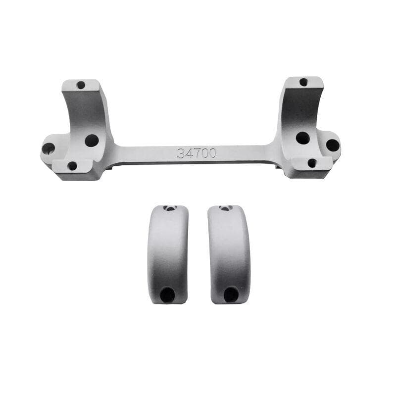 DNZ 1-Piece Gamer Reaper Scope Mount - Remington 700 Long Action High - Silver