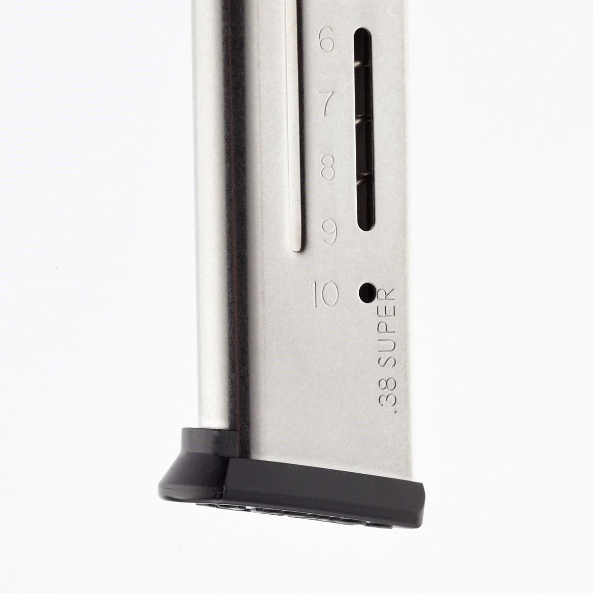 Wilson Combat 1911 Elite Tactical Handgun Magazine .38 Super 10/rd ETM Base Pad Mag