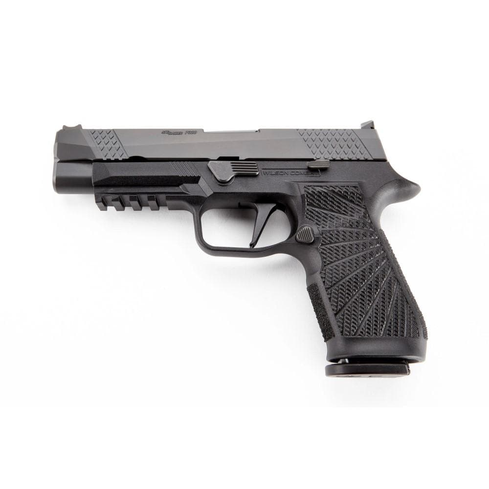 Wilson Combat/SIG P320 Full-Size Handgun 9mm Luger 17rd Magazines (2) 4.7" Barrel Black Grip Module Action Tune Straight Trigger