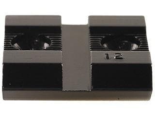 Weaver Standard Top Mount Aluminum Scope Base - Black - #12 - For Remington Ruger Savage Sears StevensWinchester H&R Marlin Mossberg