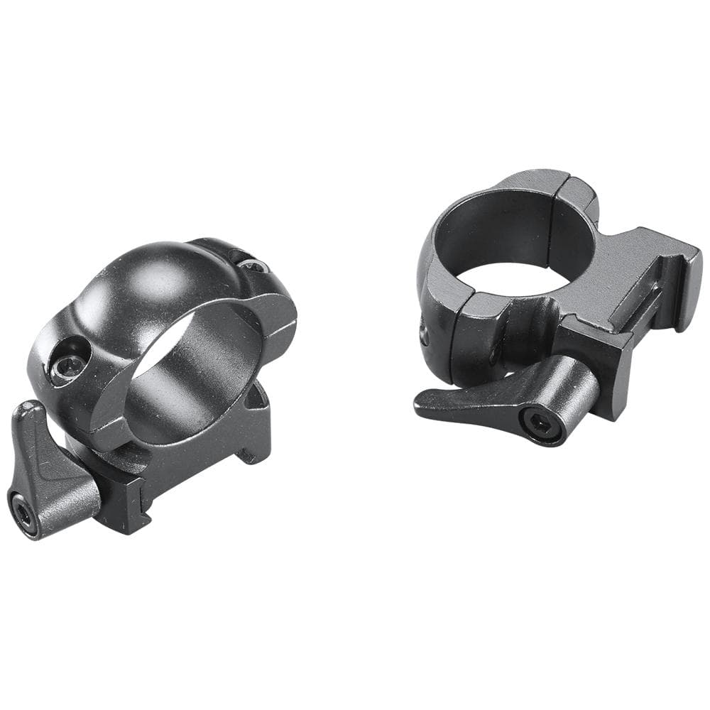 Weaver Grand Slam Leaver-Lok Top Mount Steel Scope Rings 1" High Matte