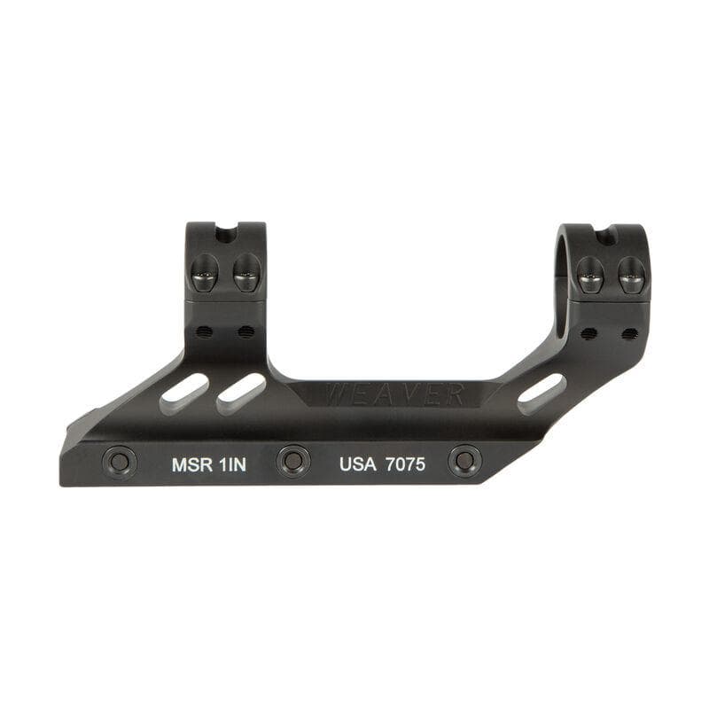 Weaver 1-Piece Aluminum Integral Premium MSR Optics Mount 30mm