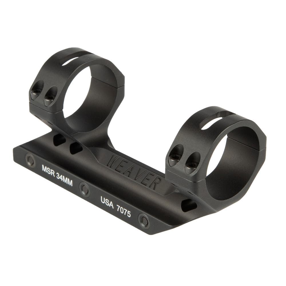 Weaver 34mm Fixed MSR Mount Forward Cantilever - Matte Hardcoat (Boxed)