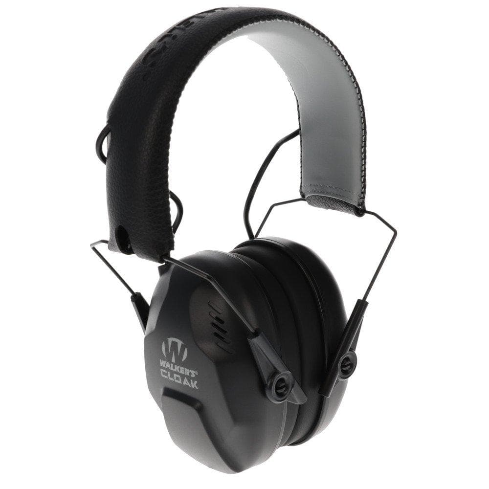 Walker's Cloak Dual Mic Electronic Ear Muffs 23-25dB Black
