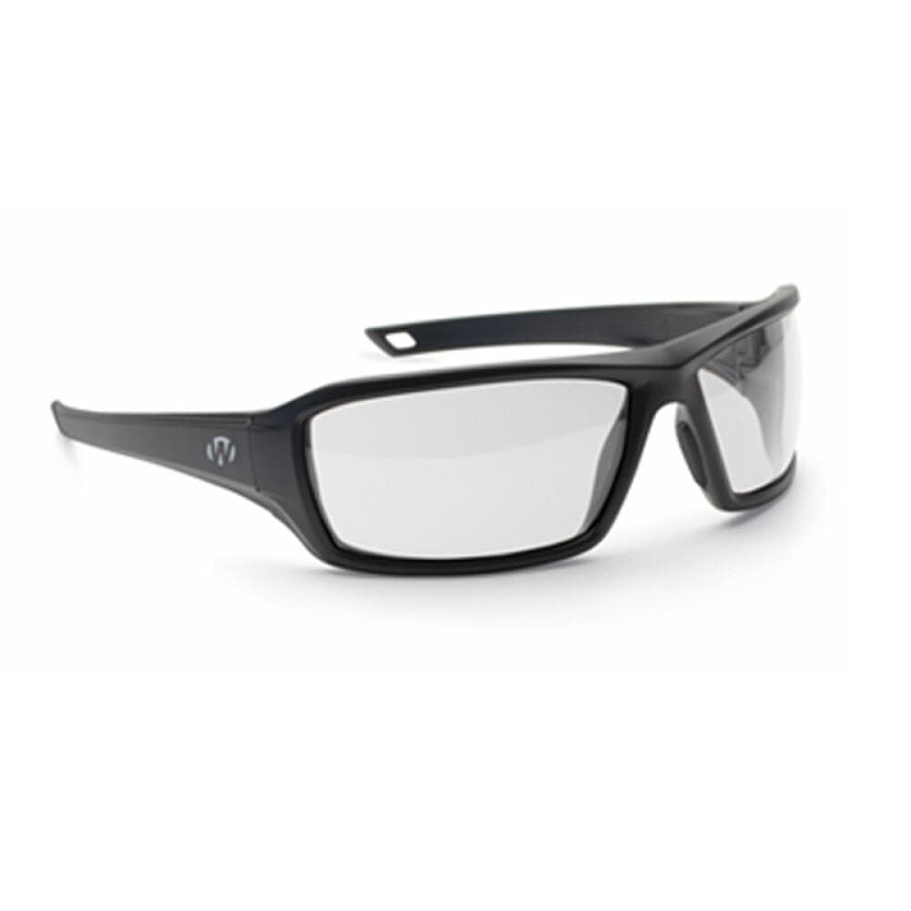 Walker's IKON Forge Shooting Glasses Black with Clear Lens