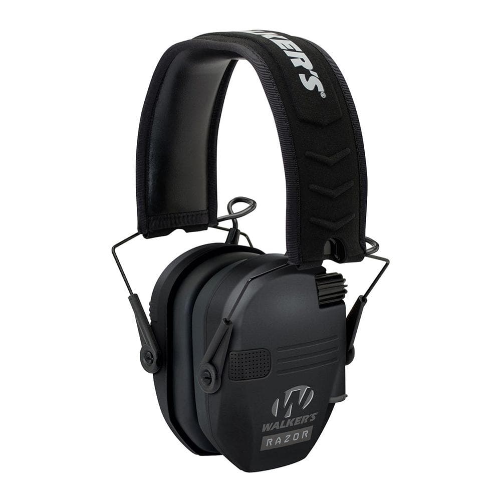 Walker's Game Razor Slim Shooter Folding Ear Muffs 23dB Black