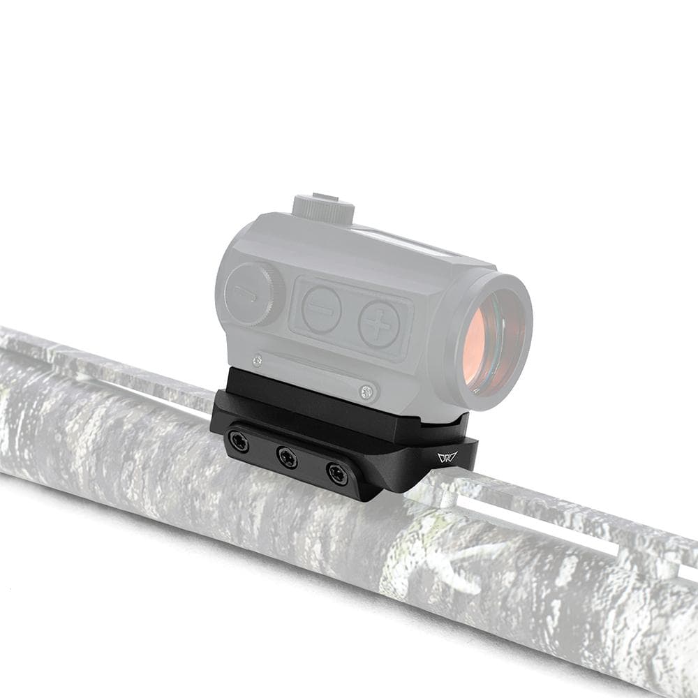 Warne Shotgun Rib Mount for Aimpoint T1-T2 Red Dot Black - MOUNT ONLY