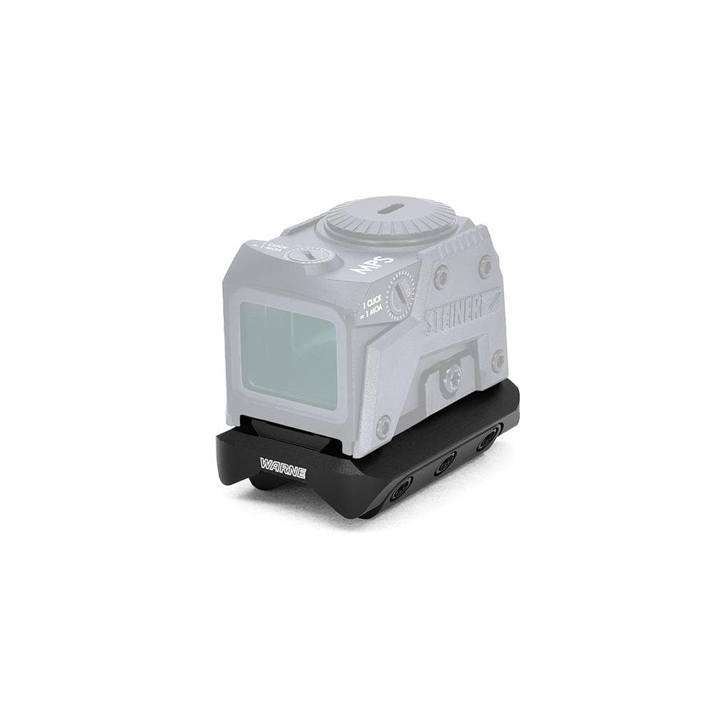 Warne Shotgun Rib Mount for Aimpoint ACRO Red Dot Black - MOUNT ONLY