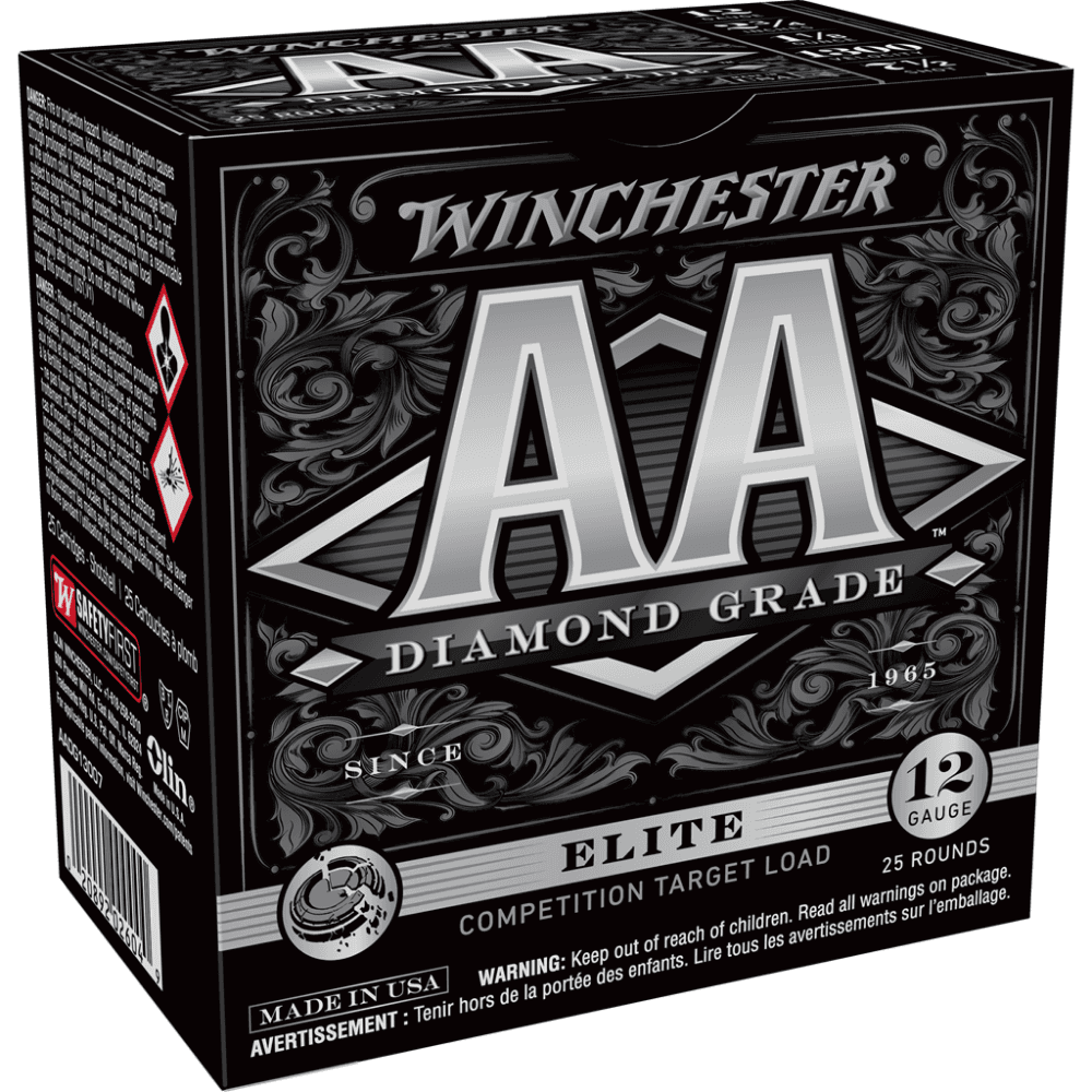 Winchester AA Diamond Grade Shotshells 12 ga 2-3/4" 1-1/8oz 1300 fps #7.5 25/ct