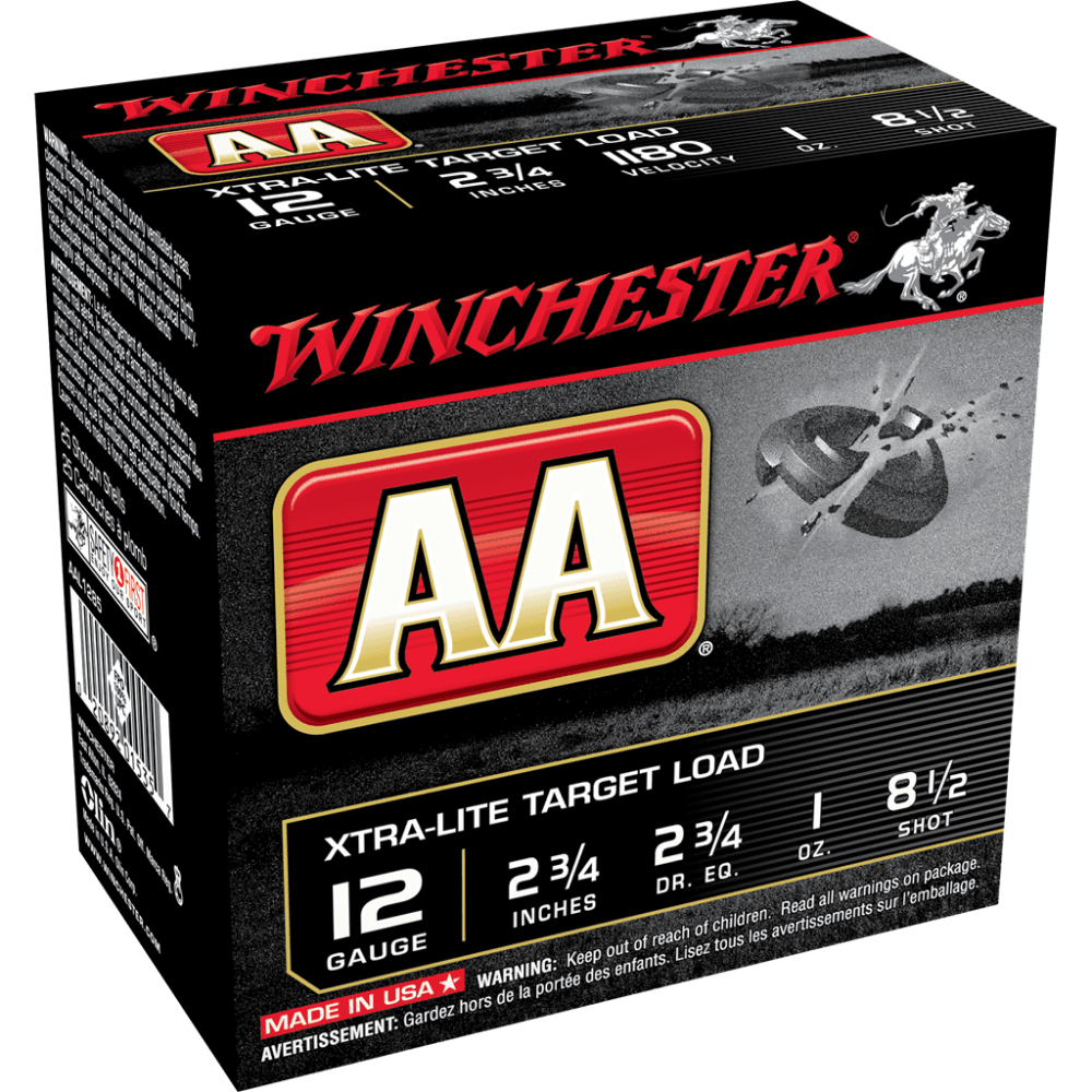 Winchester AA Target 12 ga 2 3/4" 1 oz #8.5 1150 fps - 25/ct