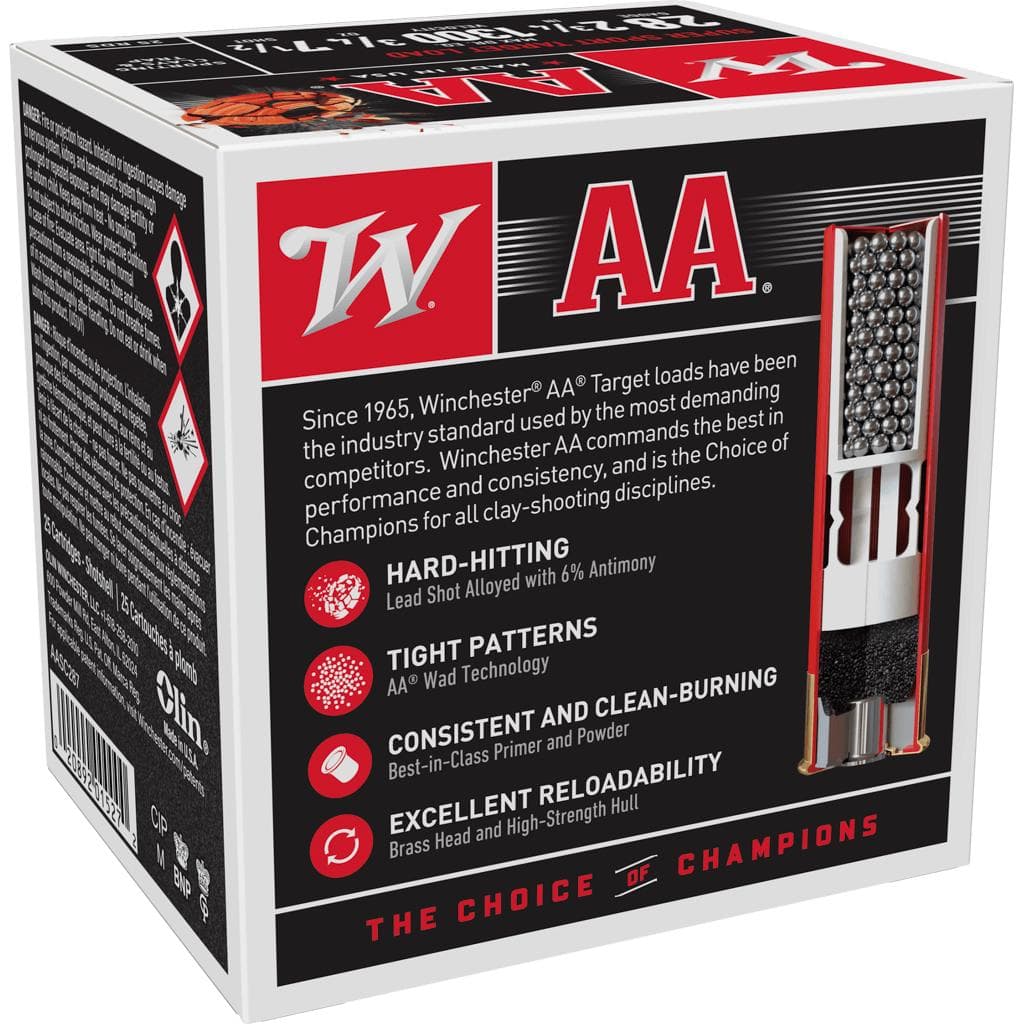 Winchester AA Super Sport 28 ga 2-3/4" MAX 3/4 oz #7.5 1300 fps - 25/ct