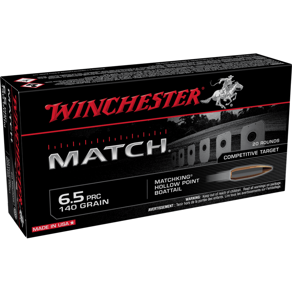 Winchester Match Rifle Ammunition 6.5 PRC 140 gr. BTHP 3030 fps 20/ct