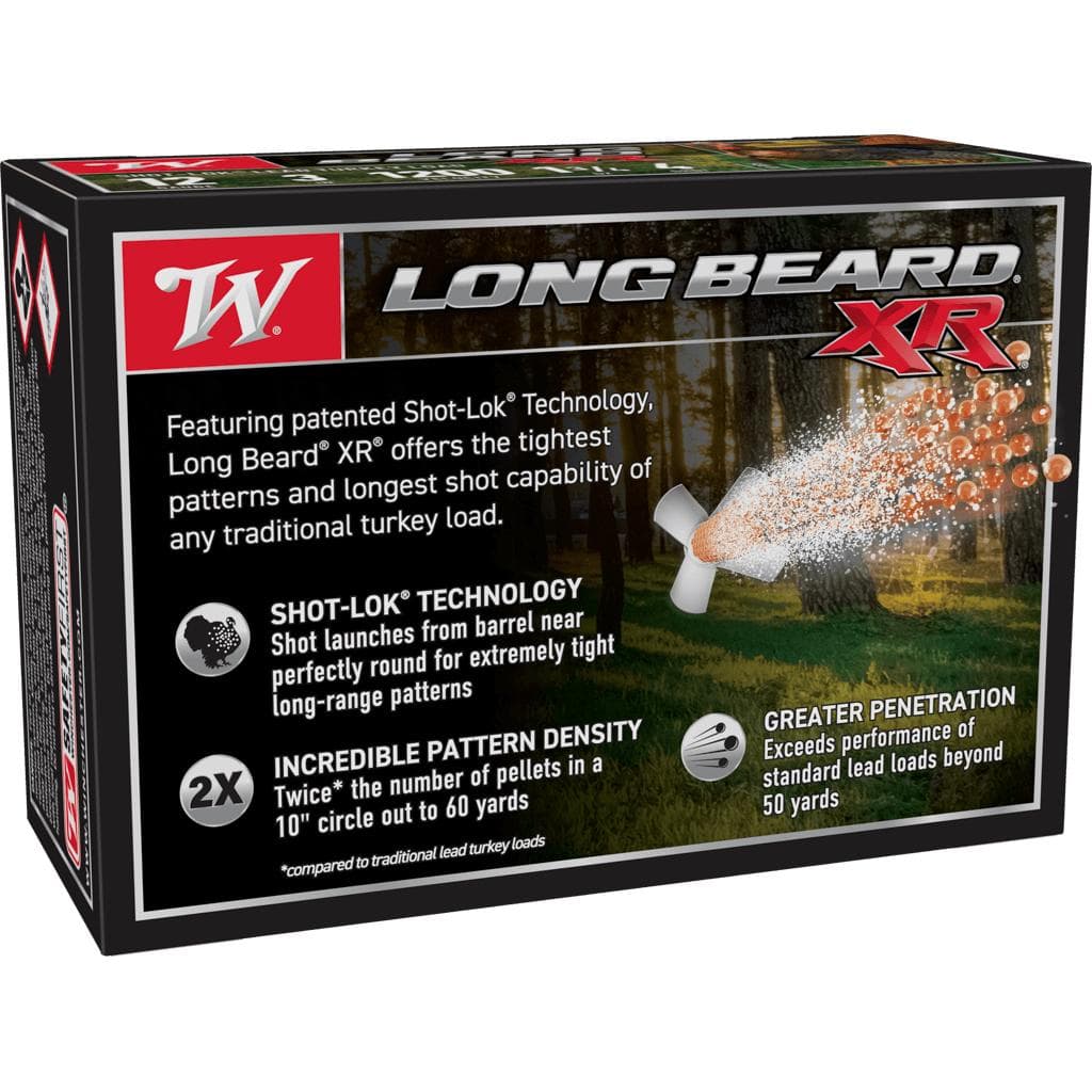 Winchester Long Beard XR Shotshells 12ga 3" 1-3/4 oz #4 1200 fps 10/ct