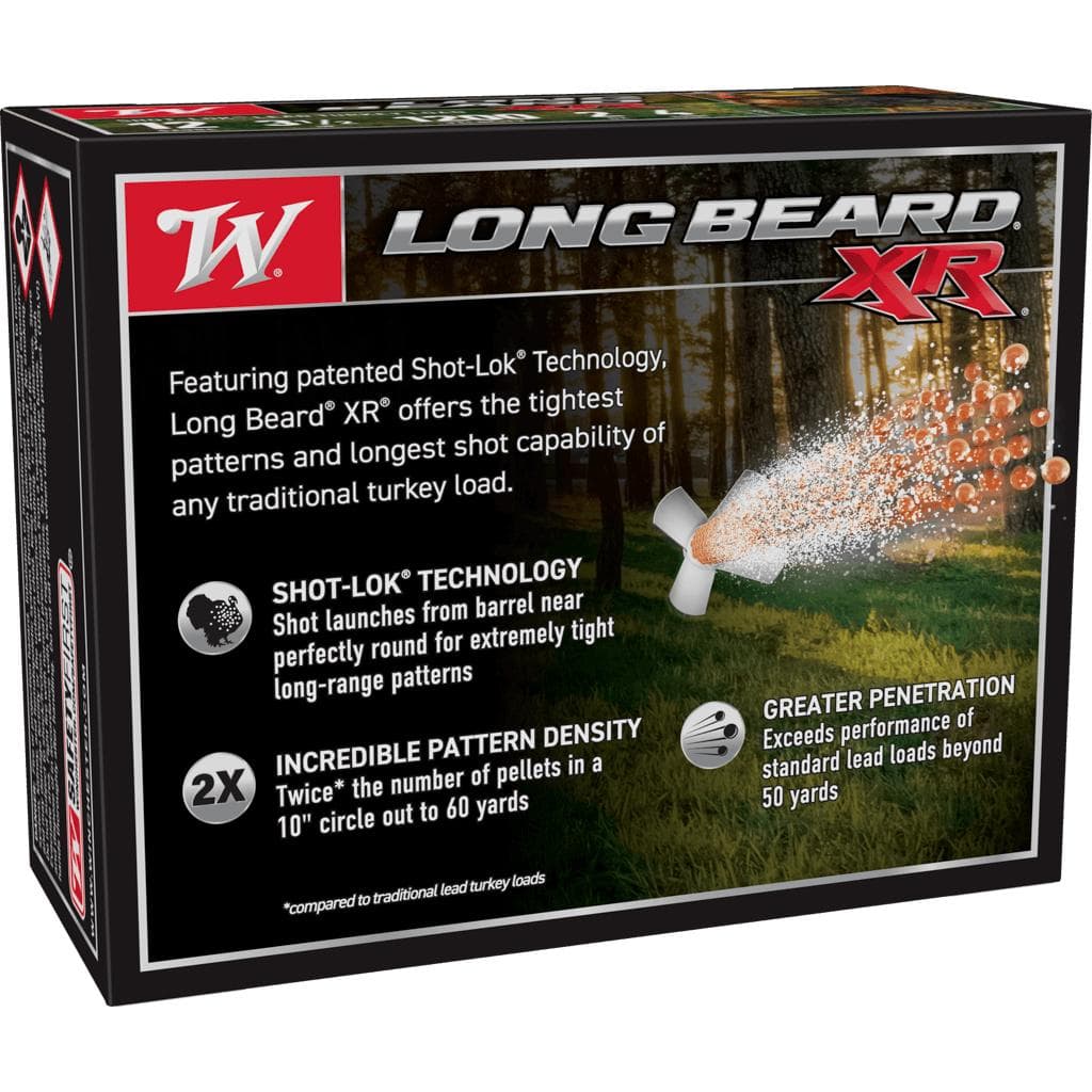 Winchester Long Beard XR Shotshells 12 ga 3-1/2" 2 oz 1200 fps #4 10/ct