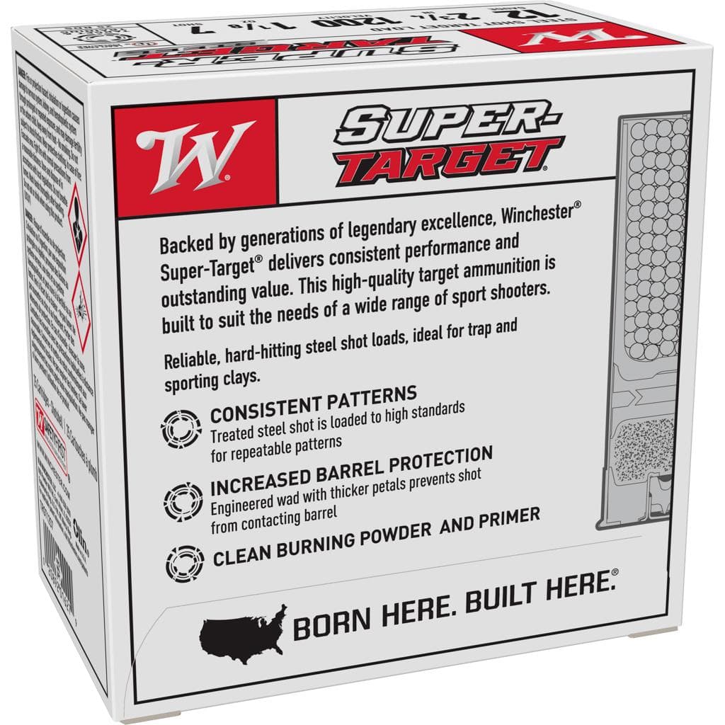 Winchester Super-Target 12 ga 2 3/4" 1-1/8 oz #7 1200 fps 25/ct