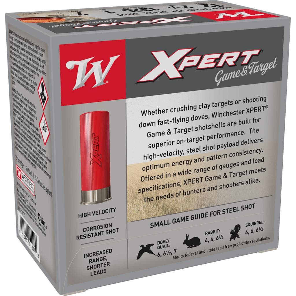Winchester Super-X Shotshells 12 ga 2-3/4" 1oz 1325 fps #7 25/ct