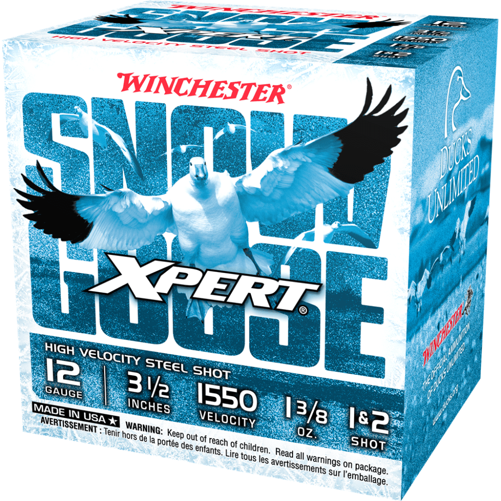 Winchester Xpert Snow Goose Shotshell 12 ga 3.5" 1-1/4 oz 1550 fps #1 #2 25/ct