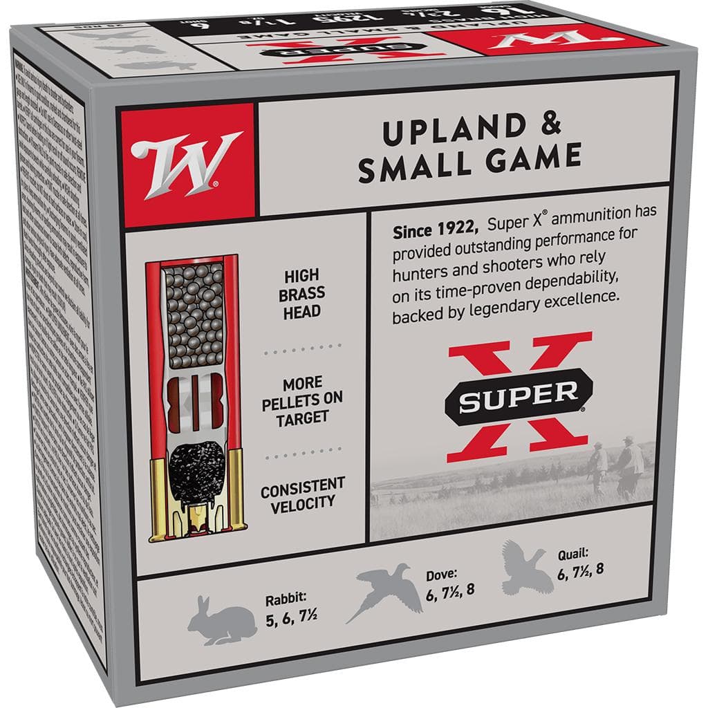 Winchester Super-X High-Brass Shotshells 16 ga 2-3/4" 1-1/8 oz 1295 fps #6 25/ct