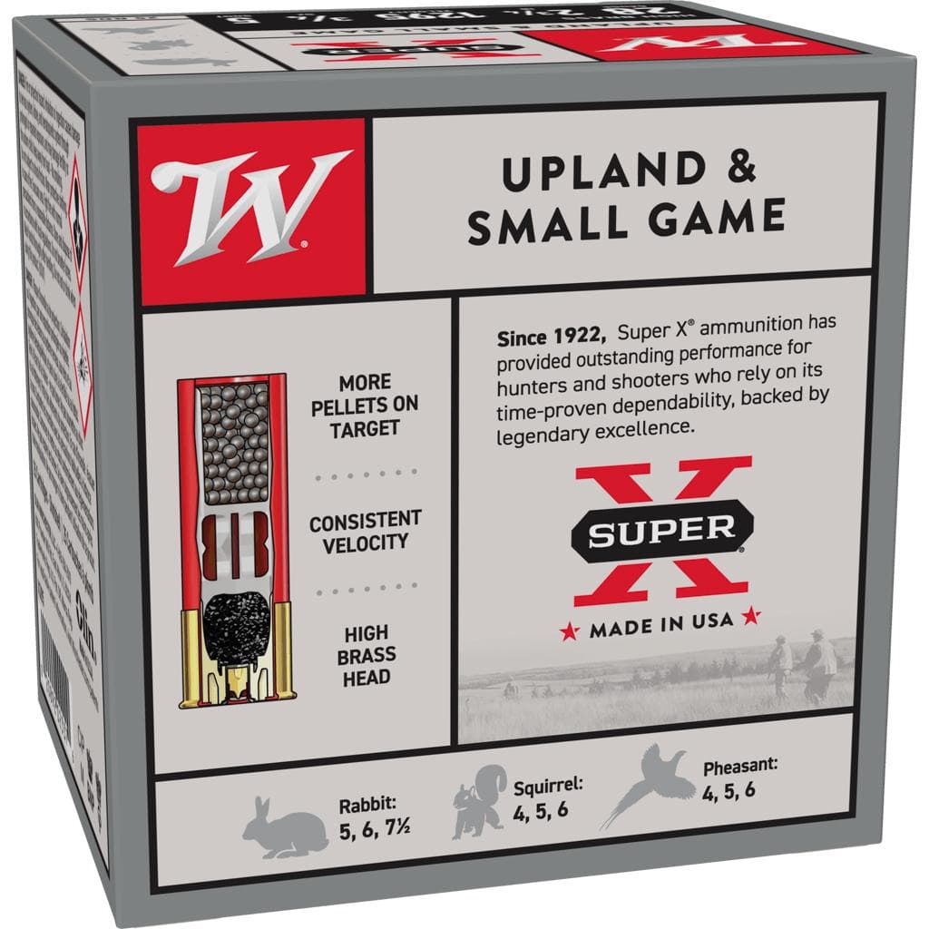 Winchester Super-X High Brass Game Shotshells 28 ga 2-3/4" 3/4oz 1295 fps #5 25/ct