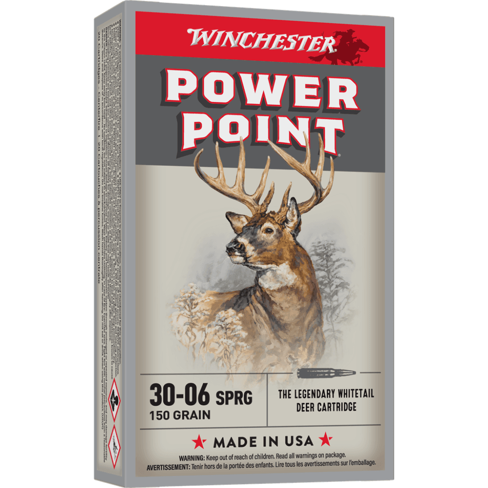 Winchester Super-X Power Point Rifle Ammunition .30-06 Sprg 150 gr. PSP 2920 fps 20/ct
