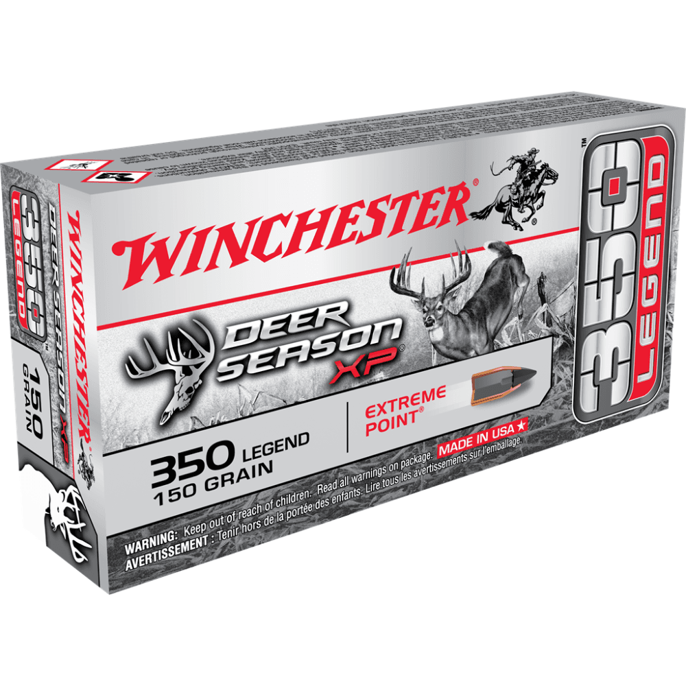 Winchester Deer Season XP Rifle Ammunition .350 Legend 150 gr PT 2325 fps 20/ct