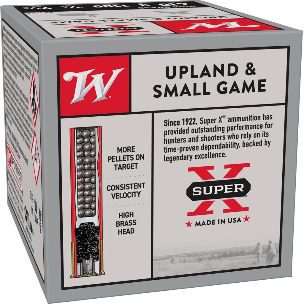 Winchester Super-X High-Brass Shotshells .410 ga 3" 3-3/4 oz 1100 fps #7.5 25/ct