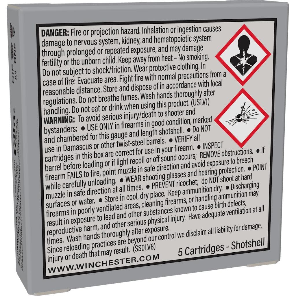 Winchester Super-X Buckshot Shotshells .410 ga 2-1/2" 1300 fps #000 5/ct