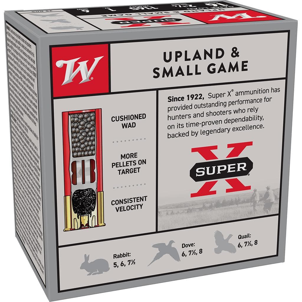 Winchester Super-X Game Shotshells 16 ga 2-3/4" 1 oz 1165 fps #6 25/ct
