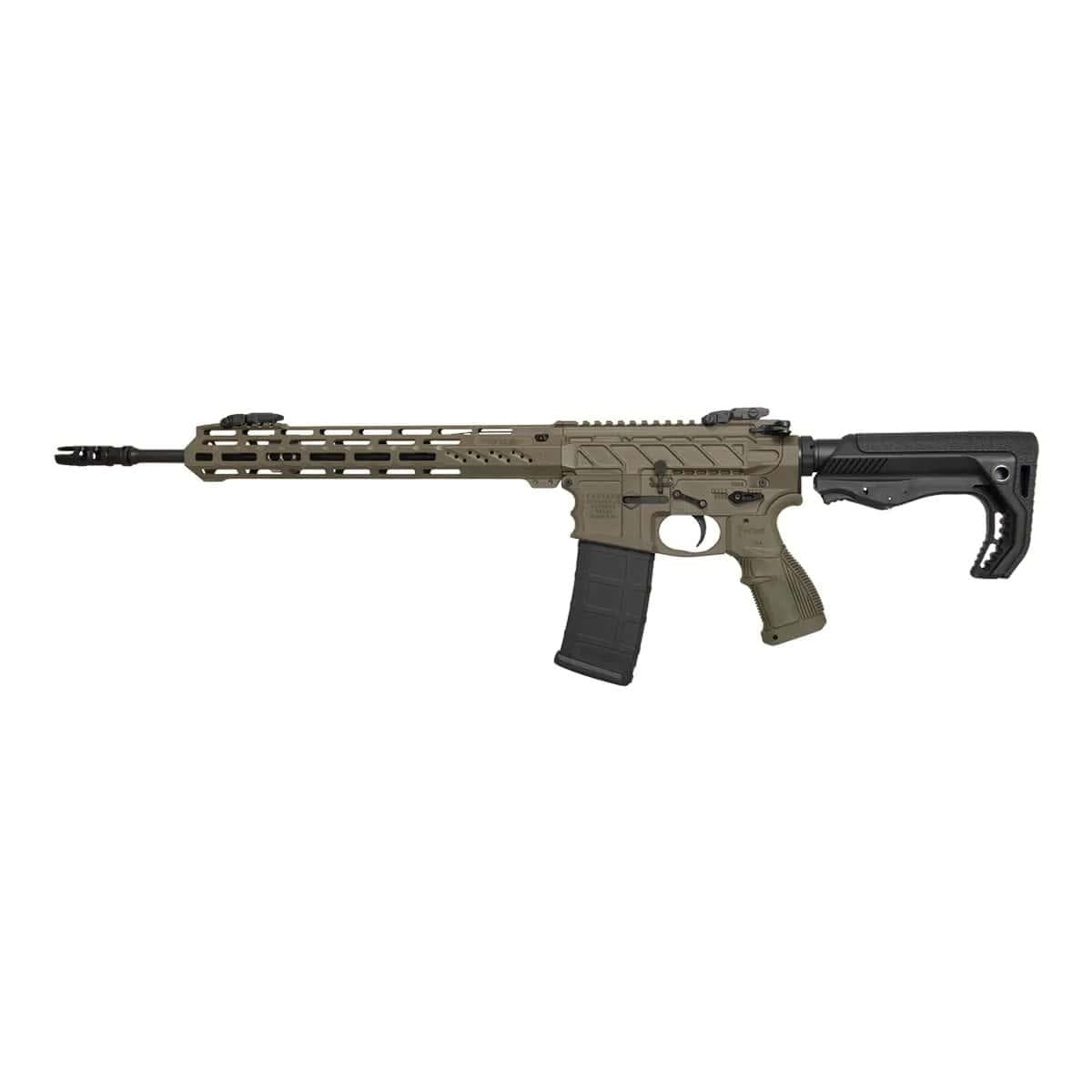 Fostech Stealth Lightning Rifle 5.56mm 30rd Magazine 16" Barrel 13" Rail Echo AR II Trigger OD Green