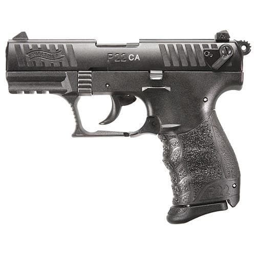 Walther P22 Handgun CA Compliant .22LR 10rd Magazine 3.42" Barrel Black