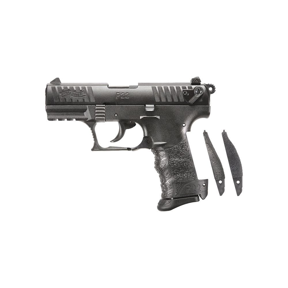 Walther P22Q Handgun .22LR 10rd Magazine 3.4" Threaded Barrel Black