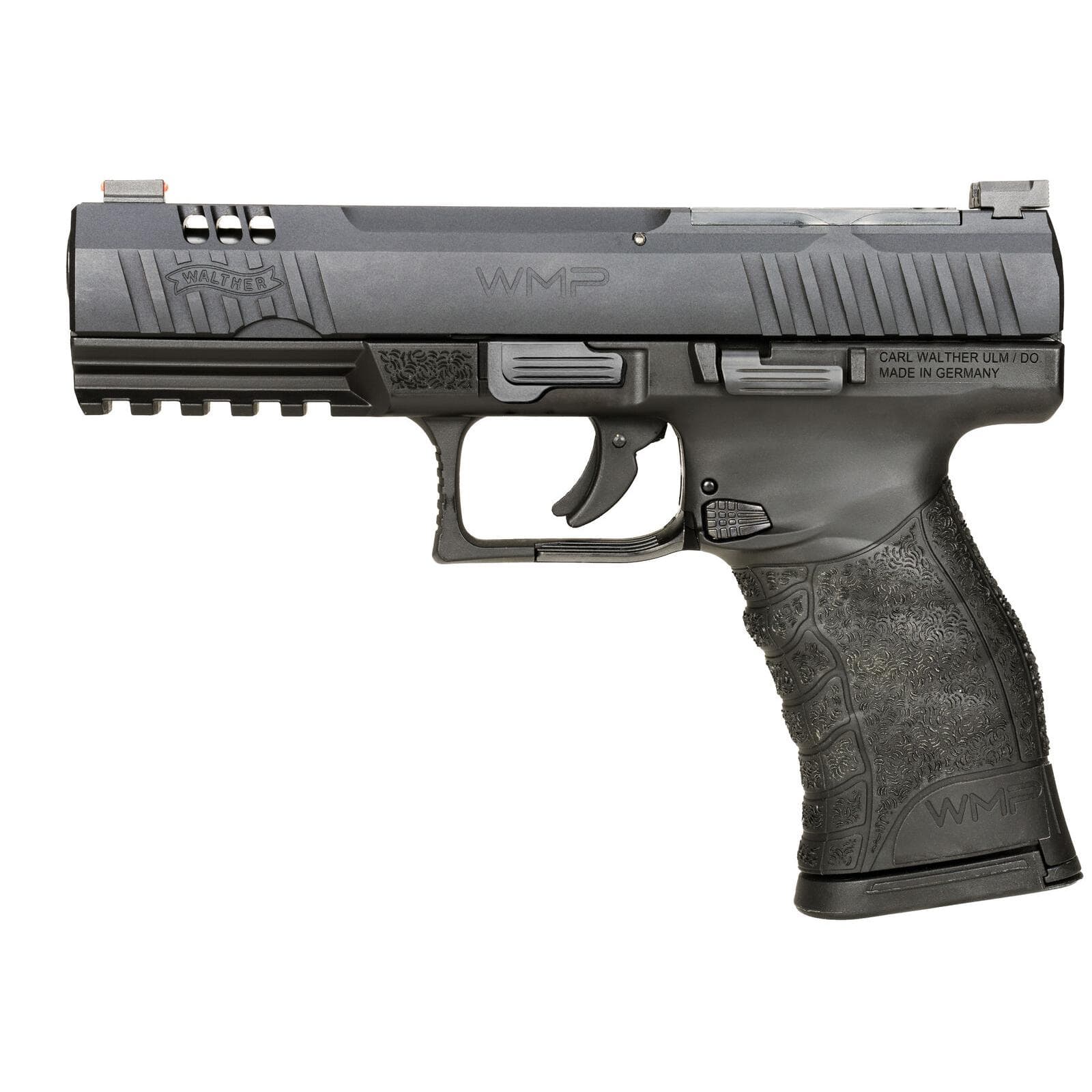 Walther WMP Handgun .22 WMR 15rd Magazines (2) 4.5" Barrel Black Optic Ready