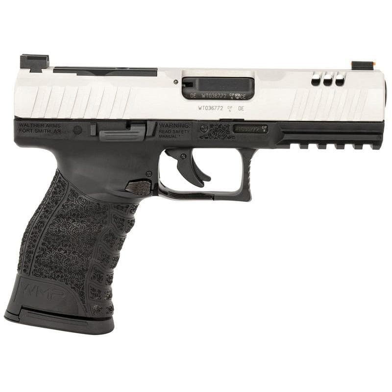 Walther WMP Handgun .22 WMR 15rd Magazine(2) 4.5" Barrel Silver Slide Black Grip
