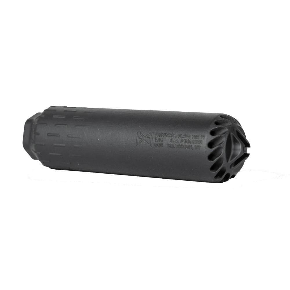 Huxwrx Flow 762 Ti Suppressor 7.62 5/8x24 Black w/Out Muzzle Device