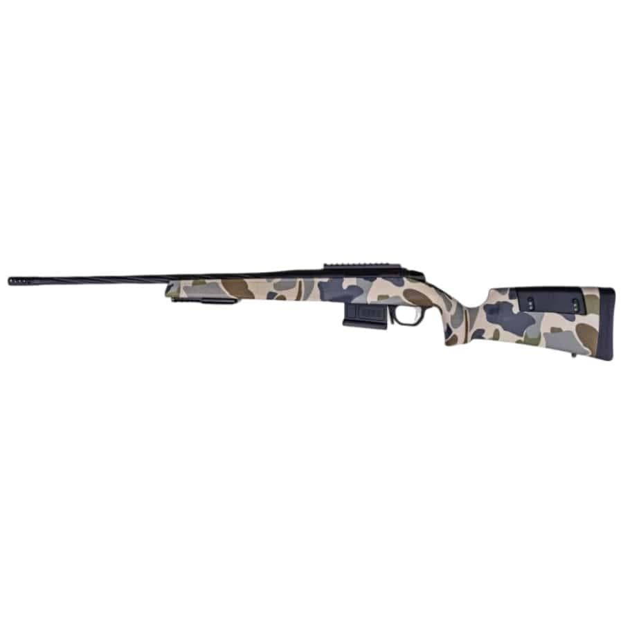 Weatherby Model 307 HUSH Rifle 7mm PRC 5rd Magazine(1) 22'' Threaded Barrel Camo Synthetic Stock