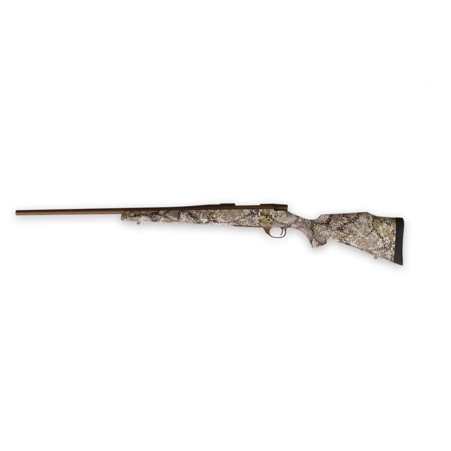 Weatherby Vanguard Badlands Rifle .300 Win Mag 3rd Capacity 24" Burnt Bronze Threaded Barrel Approach Camo Stock