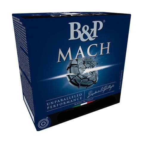 B&P Mach LV Professional Handicap Shotshells 12ga 2-3/4" 1-1/8oz 1250 fps #8.5 25/ct