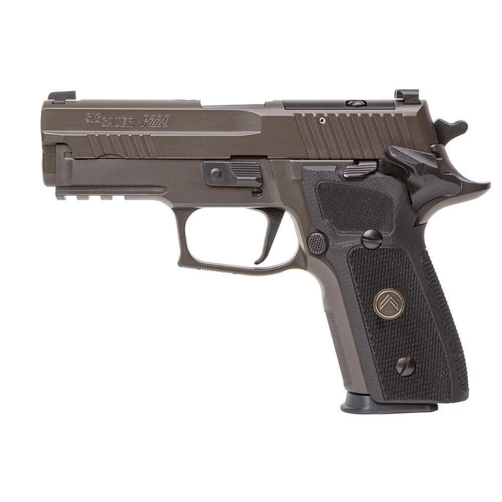 Sig Sauer P229 Legion Compact Handgun 9mm Luger 10rd Magazines (3) 3.9" Barrel Legion Grey Optics Ready Manual Safety