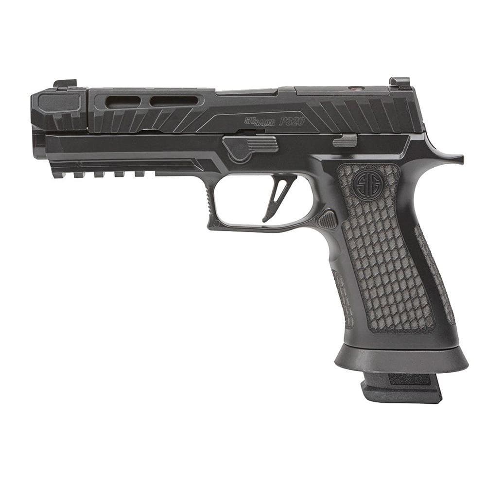Sig Sauer P320 Spectre Comp Blackout Handgun 9mm Luger 21rd Magazines(2) 4.6" Barrel X-Ray Sights