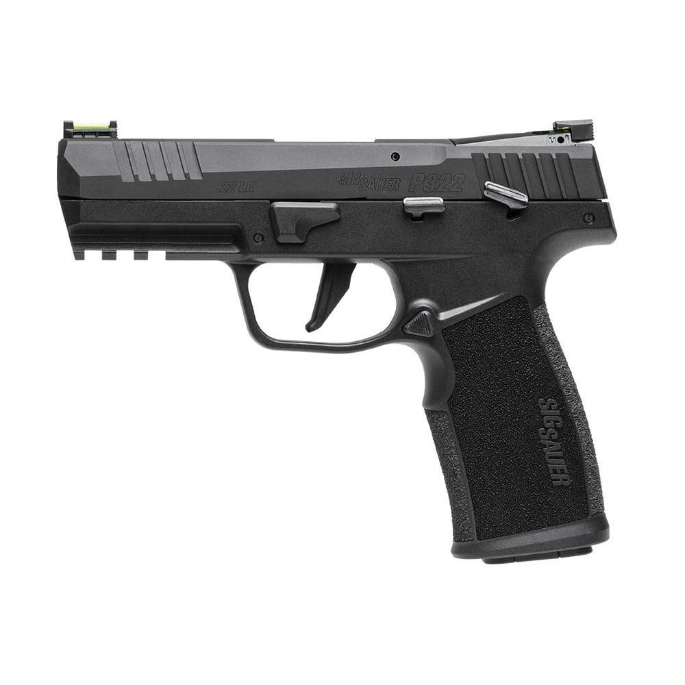 Sig Sauer P322 Handgun .22 LR 10rd Magazines (2) 4" Barrel Black Optic Ready MA Compliant