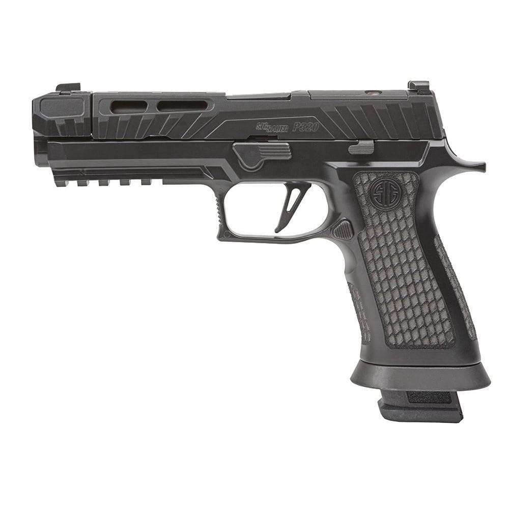 Sig Sauer P320 Spectre Comp Blackout Handgun 9mm Luger 10rd Magazines (2) 4.6" Barrel Black